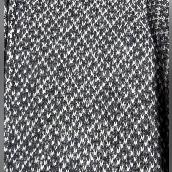 LL Bean Diamond Jacquard Fleece Lined Anorak Jacket Sz S - Picture 6 of 14